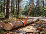 46.5" Wooden Handle Log Lifter with 18" Max Opening, Rust-Resistant Steel Cant Hook for Rolling, 77258147