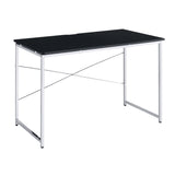 Black and Chrome Vanity Desk B062P186421