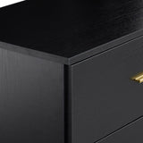 ZNTS Modern Black 8-Drawer Dresser for Bedroom - Ample Storage Wide Chest of Drawers, Sturdy & Safe W1785P201162