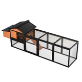 Wooden Chicken Coop, Large Outdoor Hen House with Nesting Box Poultry Cage, Rabbit Hutch Bunny Cage W2326P327190