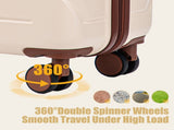 28 Inch ABS Hard Shell Large Travel Checked Luggage - Scratch Resistant Surface Four W2787P437258