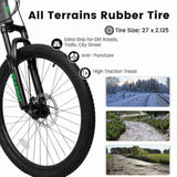 27.5 Inch Full Suspension Mountain Bike, Front and Rear Dual Shock Absorbers, Mechanical Disc 82085132