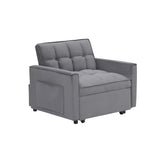 Sofa bed chair 3 in 1 convertible, recliner, single recliner, suitable for small Spaces with W2564P168260