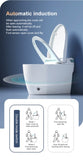 ZNTS Smart Toilet with Bidet Built-in, Auto Dual Flush, Auto Open & Close Bidet Toilet with Heated Seat, W2894P199872