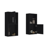 Oba 2-Pc Wall-Mounted Bathroom Medicine Cabinet with Open and Closed Storage B200P188846