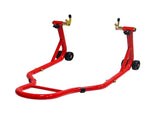 Motorcycle Stand Lift 440lbs Front Rear Combo Stand Lift Stand Front Wheel Fork Stand Rear UK Fork W1102P336230