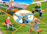Outdoor Kids Spinning Seesaw Sit and Spin Teeter Outdoor Playground Equipment Swivel Teeter 91682116