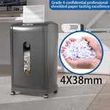 Large Capacity Heavy Duty Document Shredder 19-Sheet Cross-Cut Paper/Credit Card Shredder with 7.93 W2028P156680
