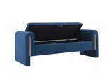 Modern Teddy Bed End Bench with Arms and Storage,Upholstered Large Foot Rest Stool, Comfy Window W2671P303032