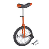 Height Adjustable Unicycle, 16 Inch Wheel Monocycle for Balance Exercise, Easy Assembly Singe Wheel 34983371