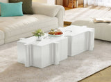 Puzzle Art Side Table, Modular Convex Edge MGO Table - Buy Singles or Combine for Custom Layouts, N770P347931W