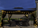10x10 Outdoor Patio Gazebo Canopy Tent With Ventilated Double Roof And Mosquito net 98489857