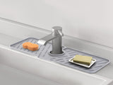 2 pack Silicone Faucet Splash Mat, Food Grade Sink Drip Catcher Pad, Fits Faucet Tube up to 2.48 in, 71155941
