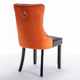 ZNTS Furniture,Modern, High-end Tufted Solid Wood Contemporary PU and Velvet Upholstered Dining Chair 55553584