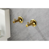 ZNTS 6 Piece Brass Bathroom Towel Rack Set Wall Mount W2287P169795