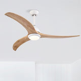 (Same SKU W1592P176976) 52" Ceiling Fan, Solid Wood Blades Ceiling Fan With Light with Remote W1592P268382