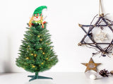 3ft 129 Branches with Santa Claus Decoration PVC Branch Iron Bracket Christmas Tree Green 57400666