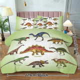 Super Soft Fade Resistant Microfiber Dinosaur Bedding Set for Girls Boys, All Season Green Dinosaur 52083547