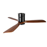 Hot sales Ceiling Fan with Lights 52 Inch Flush Mount Ceiling Fan with Remote Control, Wood Blades W2991P338629