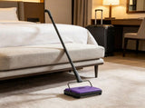 6.7" Manual Carpet Sweeper, Floor Sweeper with 300 ml Dustbin for Pet Hair & Home Office 66789414