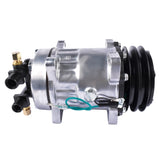 ZNTS New Air Conditioning Compressor TM16 Shuttle Bus 12V with 2 Grooves Z0006398A 47510648