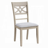 Antique Gray Finish Beautiful Dining Chairs Set of 2, Formal Contemporary Padded Seat Cushion B2741P328586