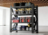 Heavy Duty Metal Adjustable Garage Shelves, 69"H x 47"W Industrial Shelving Unit 4000LBS Capacity W2735P554513