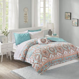 ZNTS Queen Boho Comforter Set with Bed Sheets B03595870