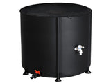 50 Gallon Folding Rain Barrel Water Collector Black 46386825