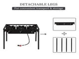 Outdoor Camp Stove High Pressure Propane Gas Cooker Portable Cast Iron Patio 17328153