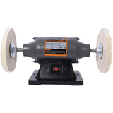 8-Inch Electric Polisher Buffer Grinder - Includes 4PCs 80Ply Thic Buffing Wheels Ideal W465P173365