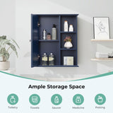 23.6" Blue Bathroom Wall Cabinet W2704P264349