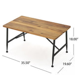 OCALA INDUSTRIAL WOOD METAL COFFEE TABLE 60729.00