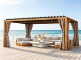 Outdoor retractable pergola 27908898