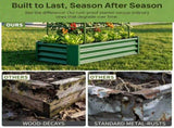 2-in-1 Raised Garden Bed with Trellis - 59" Tall Arch Planter Box for Climbing Plants, Outdoor 75026103
