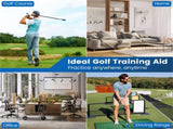 Portable Fiberglass Golf Swing Stick, Improve Grip & Shot Accuracy Golf Warm-Up Tool for Beginners & 30535243