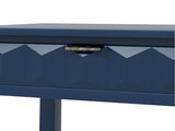 U_Style 60'' Fir Veneer Entryway Table Honeycomb-patterned Fronts,Modern Stylish Console Table N711P230811V