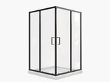 Sliding shower door, with 1/4" tempered glass, 34.625 in. x 72 in. Frame Neo-Angle Pivot Shower W2122P225441