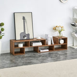2 Pieces Cube TV Stand,Free Combination Gaming Entertainment Center Media Stand,Open Storage W3226P279110