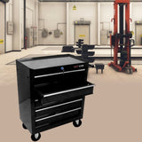 5 Drawer Tool Chest, Tool Storage Cabinet for Garage Storage with 4 Wheels and Locking System, BLACK W1102107322