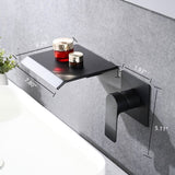 Waterfall Wall Mounted Tub Faucet W121750477