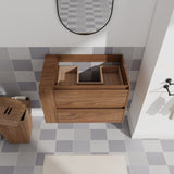 30" Wall Mounting Bathroom Vanity, Soft Close Drawer W999P193006