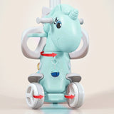 Rocking Horse Toddlers, Balance Bike Ride On Toys with Push Handle, Backrest and Balance Board W509125830