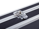 135*35*12cm Aluminum New Framed Locking Gun Pistol HandGun Lock Box Hard Storage Carry Case Black 55542450
