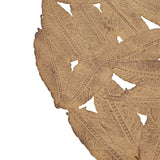 Textured Feather 3-piece Metal Disc Wall Decor Set B03598812