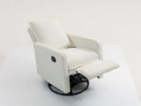 Short plush manual button armchair sofa W547P322815