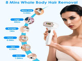 3 In 1 Ice Cooling Laser Hair Removal Painless Permanent At-Home IPL Hair Removal with 999,999 83194031