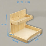 Under Sink Organizers and Storage 19" W x 21" D, 2 Tier Pull Out Cabinet Organizer with Hard Close, T3210P277246