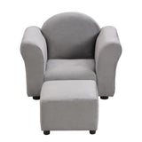 Kids Chair, Kids Upholstered Couch with ottoman W2297P264486
