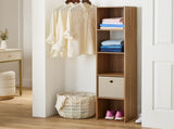 5 Cube Vertical Storage Organizer, Warm Walnut 03594437